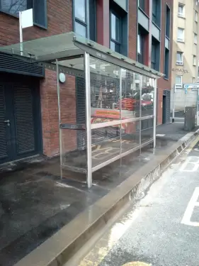 Click Here To Enlarge This Photo Of Bus Stops Installed In Derby